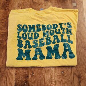 Baseball Mom Heavy Cotton Tee